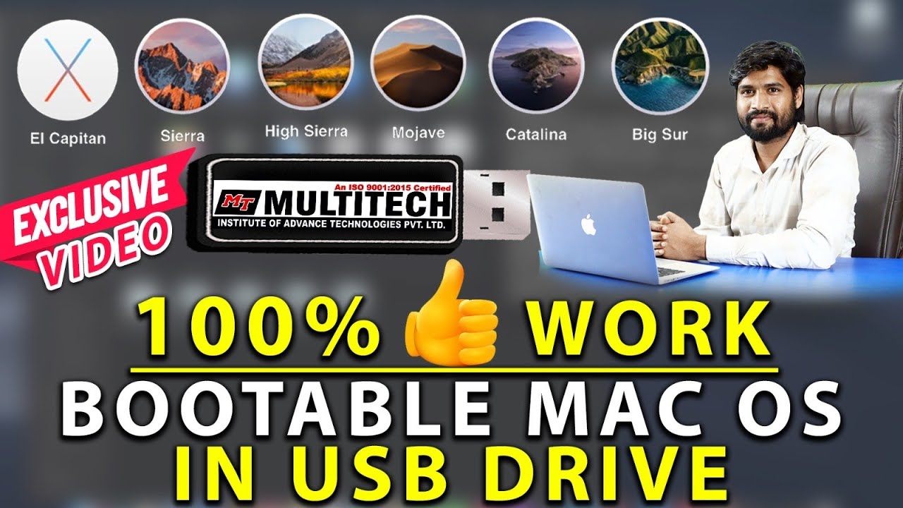 How To Create MacOS Bootable USB Pendrive,Mac OS Bootable Windows ...