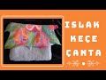 Islak keçe çanta nasıl yapılır? | How to make wet felt bag?