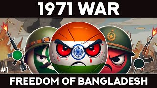 India Pakistan 1971 War - Countryballs Freedom Of Bangladesh