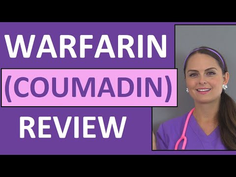 Warfarin (Coumadin) Anticoagulant Nursing NCLEX Review Pharmacology