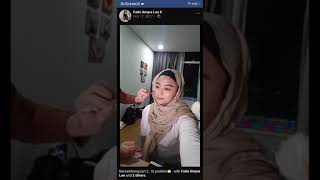 Awek Hijab Live FB