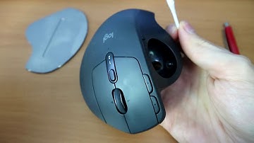 How to clean the Logitech MX Ergo Trackball Mouse