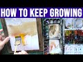 2 insights for infinite watercolor growth