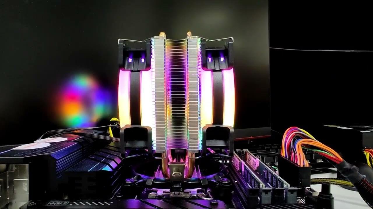 CPU Air Cooler X79 X99 3Pin-4Pin PWM Processor Cooling Fan For I - YouTube