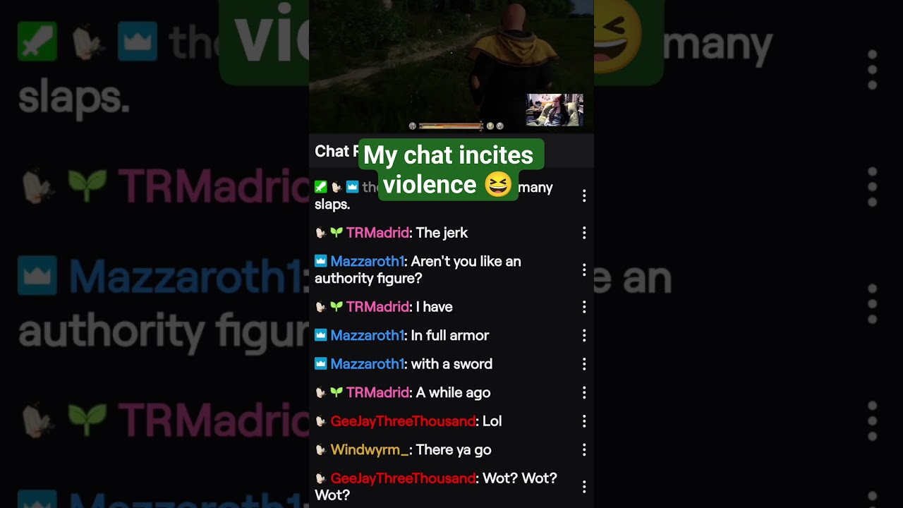 Chat really went hard on Andrew 😂 #kingdomcomedeliverance #kcd #twitch