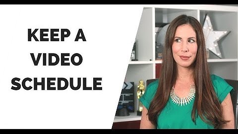 How to stay consistent with your videos