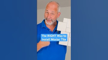 The Correct Way to Install Mosiac Tile