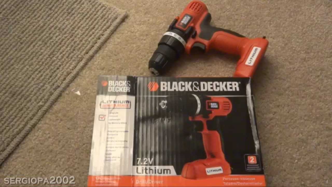 Black+decker: Taladros atornilladores inalámbricos con batería de ION de  lithio 2d2 