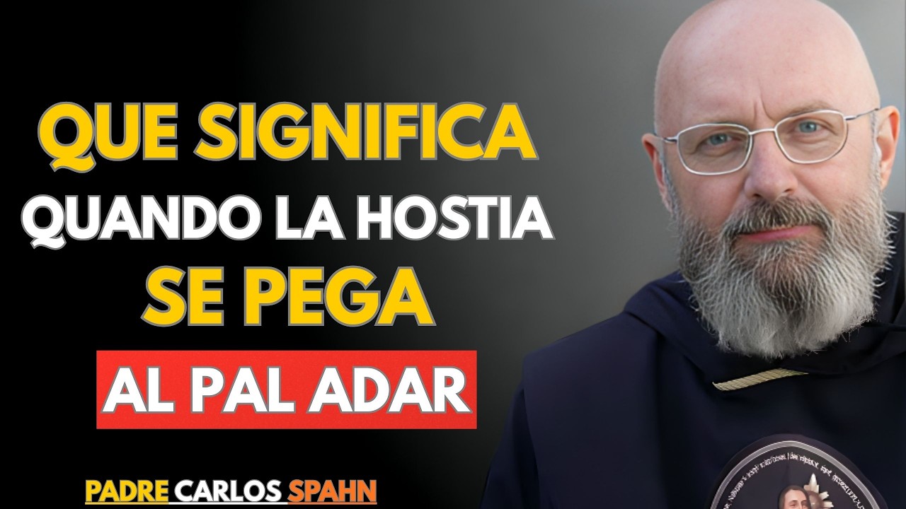 5 VERDADES OCULTAS SOBRE CUANDO LA HOSTIAEUCARÍSTICA SE PEGA EN LA BOCA - Padre Carlos Spahn