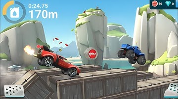 MMX Hill Dash 2 - Gameplay Walkthrough Part 1 - Levels 1-4 (iOS, Android)