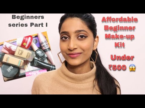 Full Beginners Makeup Kit Under ₹500 😱| + Step by Step Everyday Makeup ...