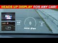 Hudway Drive CAR HEADS UP DISPLAY (HUD Install & Review)