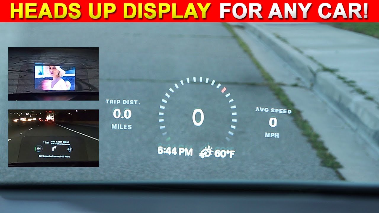 Hudway Drive CAR HEADS UP DISPLAY (HUD Install & Review
