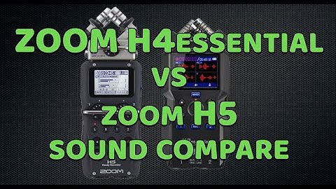 ZOOM H4essential - how it compares next to the Zoom H5