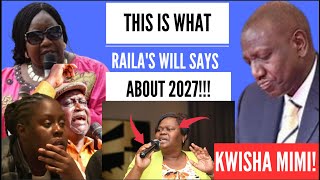 BREAKING! MAMA IDA CHASES GLADYS WANGA AS RAILA'S WILL ANNOUNCED TO KENYANS - WON'T BELIEVE!