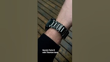 Garmin Fenix 8 with Titanium band by Descent MK3