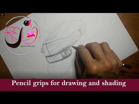 How to hold your pencil for drawing and shading