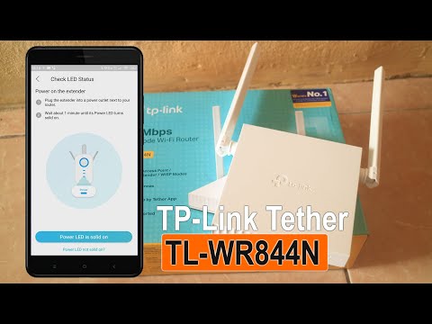 Cara Setting TP Link wr844n Pakai Aplikasi Tp Link Tether - Via Hape Gak Pake PC