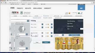 Fifa 14 Web App Trading Tips! screenshot 1