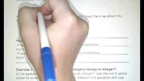 Grade 7 Module 2 Lesson 12: Division of Integers