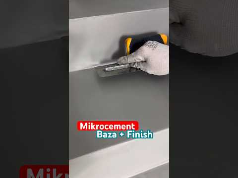 Mikrocement @e-concreto Nakładanie Bazy, następnie Microcement Finish 