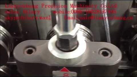 Roll forming machine for drawer slide