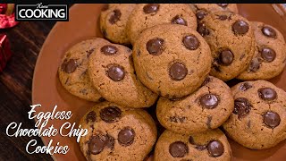 Chocolate Chip Cookies | Eggless Cookie | Christmas Cookies | Holiday Cookies | Christmas Recipes