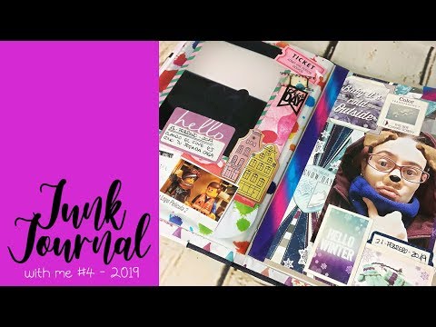 JUNK JOURNAL 📖 with ME #4 - 2019 🌠 || CRAFT & ROLL - YouTube