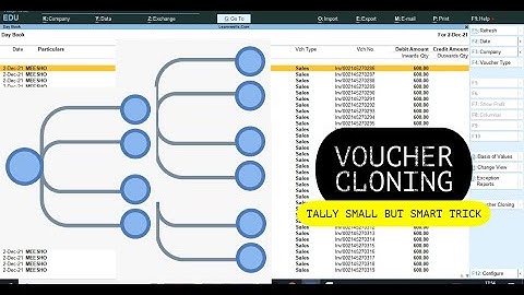 Voucher Cloning | 61st Tally Small but Smart Trick @LearnWell