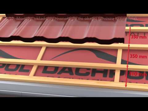 Wideo: Wymiary Blachodachówki, A Także Sposób Obliczenia Wagi 1 M2 Dachu
