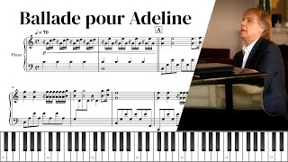 Ballade pour Adeline  Richard Clayderman  Partitura Piano | TitanPianist