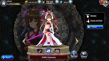 The Alchemist Code Character Skin Shion + Umbrella Katana