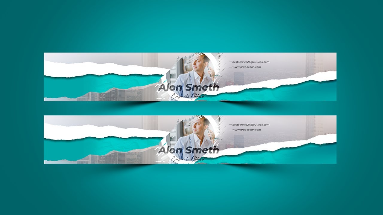 Create Professional Perfect Size YouTube Banner Template Adobe Tutorial YouTube