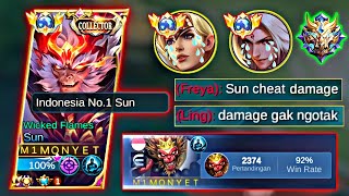 KECERDIKAN SUN SAAT MELAWAN MUSUH YANG SUDAH DI ATAS ANGIN | MOBILE LEGENDS