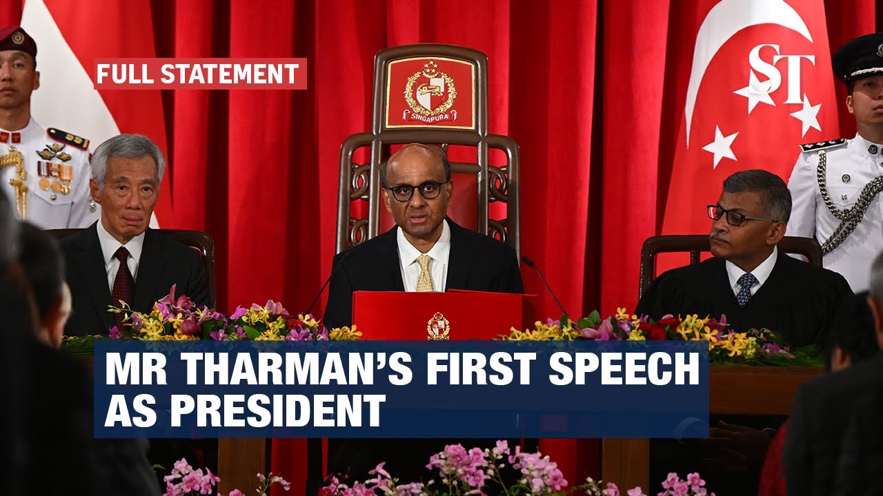 Inauguration Tharman Shanmugaratnam Sworn In As President, 47 OFF