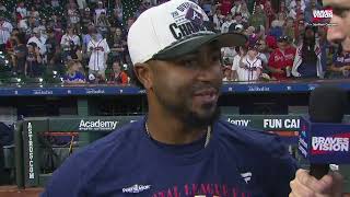 2026 NL East Champions | Ozzie Albies | On-Field Celebration Interview