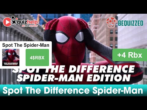 Spot the Difference: Spider Man Edition Quiz Answers 100% | Earn Free 4 ...