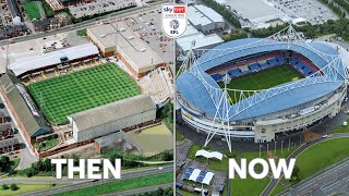 League One Stadiums Then & Now