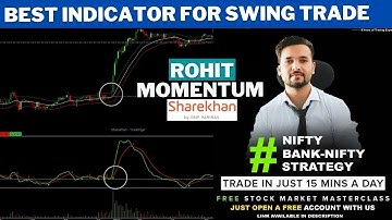 Swing trading best Indicator Sharekhan rohit momentum| Isko laga dala to life jhingalala😀