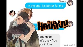 Haikyuu Texts - Lyric Prank || Oikawa breaks up with Iwaizumi