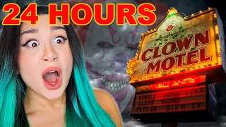 STAYING AT THE CLOWN MOTEL *OVERNIGHT GHOST INVESTIGATION*