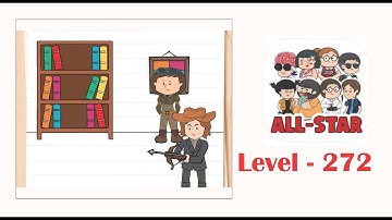 Brain test all star level 272 That bookcase hides something. Find it!