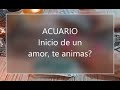 ACUARIO MARZO, Amor a la vista!♒😎💝