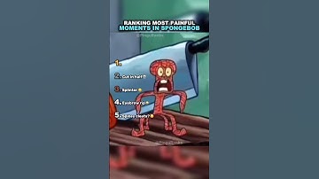 Ranking Most Painful Spongebob Moments🤕😂