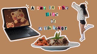 A Day In The Life Of A TikToker | I'm going to show you what I do when I stay home! | Korean food ✨