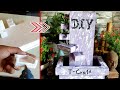 How to make Very Beautiful Cement Water Fountain | DIY T-Craft Brand