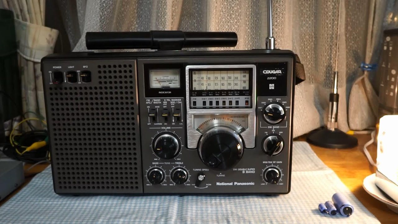 Vlog 秋の夜長に BCLラジオ ナショナル クーガー2200 BCLの思い出 軽