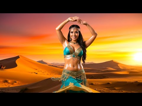 رقص شرقي عربي منفرد مثير على أنغام موسيقى شعبية مبهجة