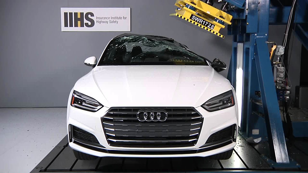 2018 Audi A5 Coupe roof strength test 