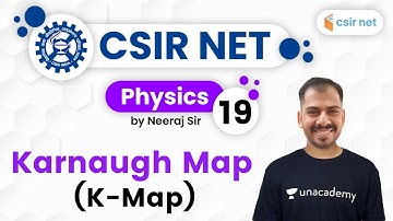 06:00 PM - CSIR UGC NET 2020 | Physics by Neeraj Sir | Karnaugh Map